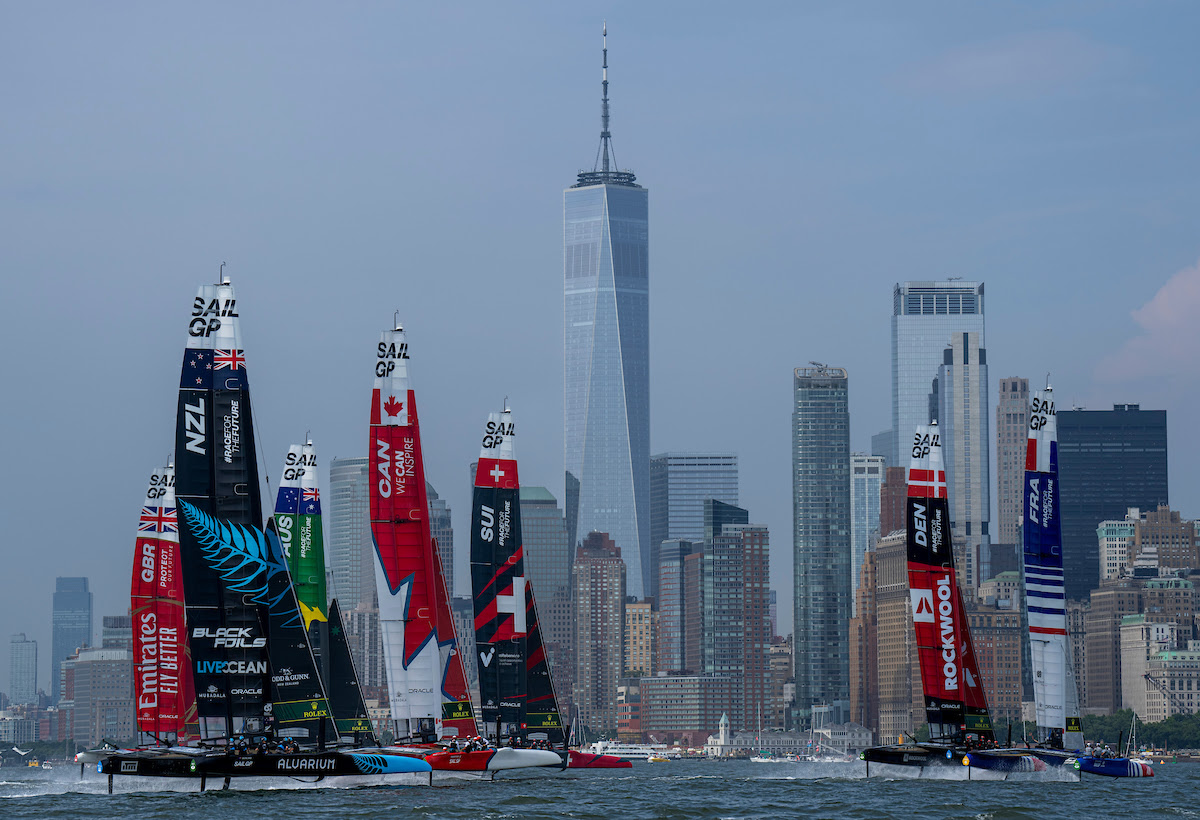Canada wins opening day of the Mubadala New York Sail Grand Prix