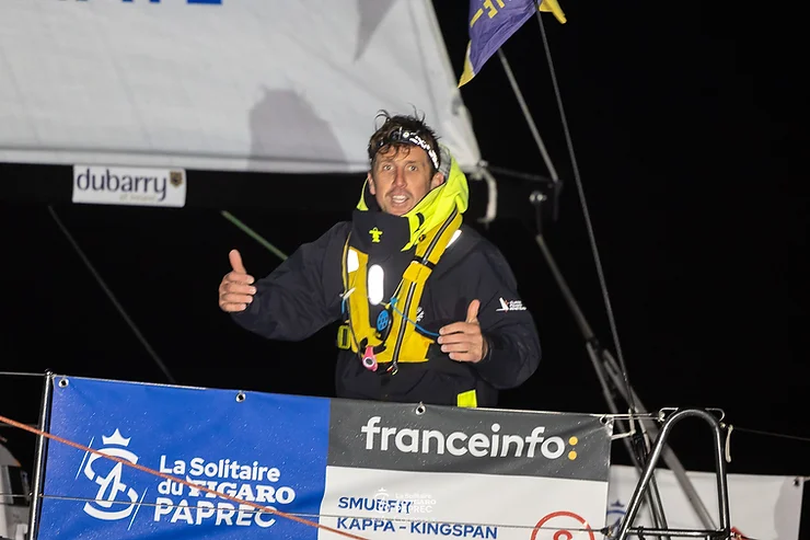 Tom Dolan, Smurfit Kappa-Kingspan, is provisional La Solitaire du Figaro Paprec winner 