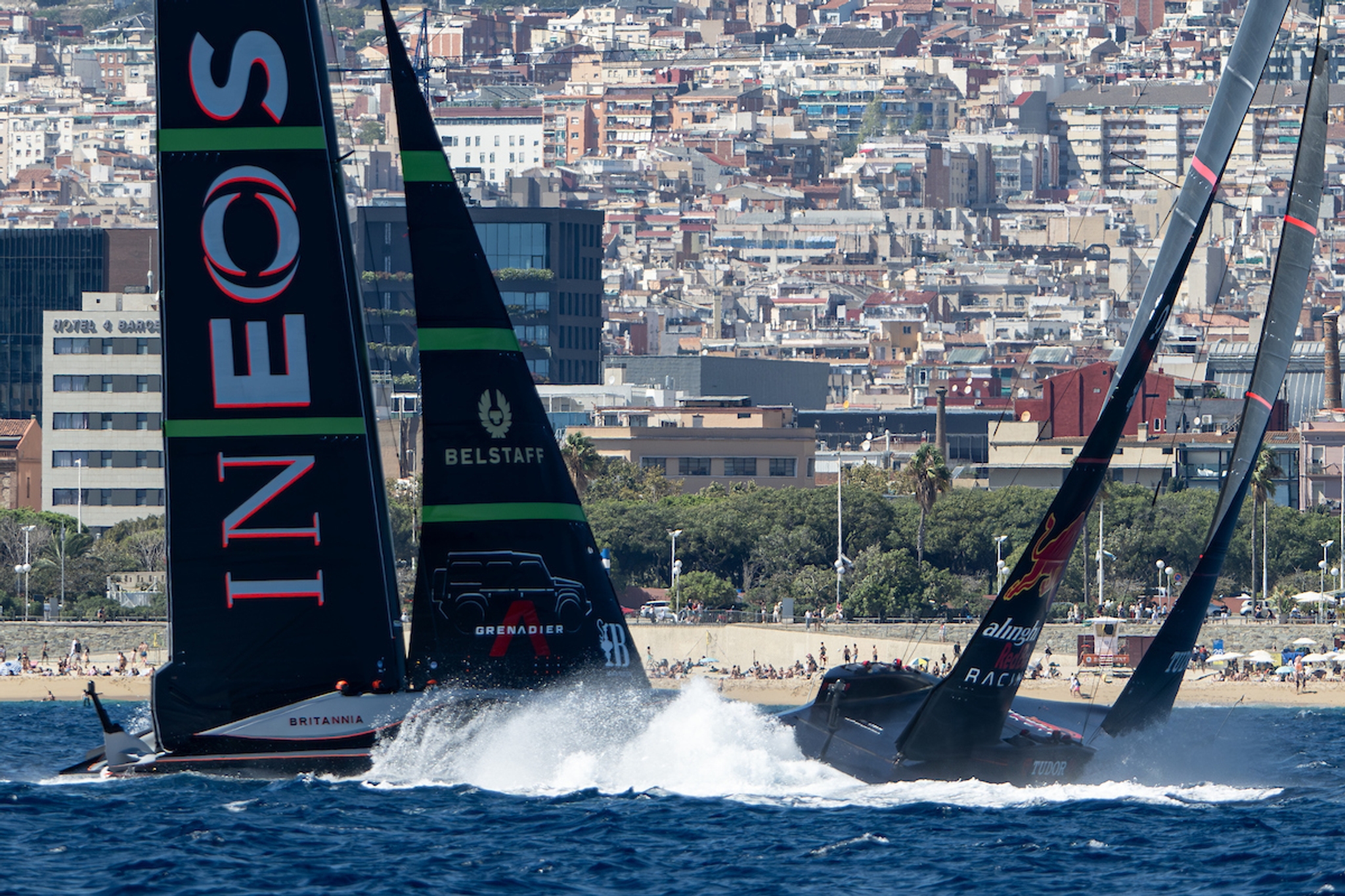 Two more race wins and a near-collision for INEOS Britannia 
