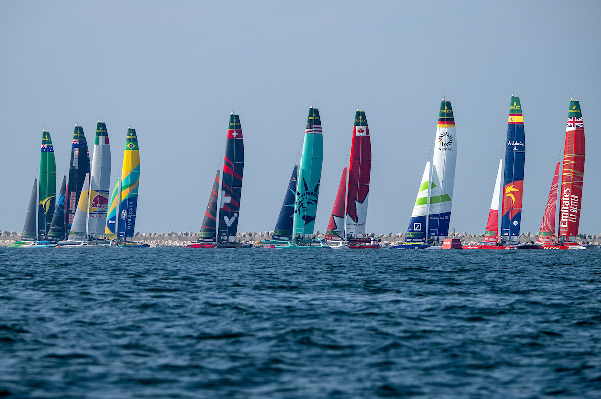 Familiar rivals Australia & New Zealand top Rolex SailGP leaderboard Day 1