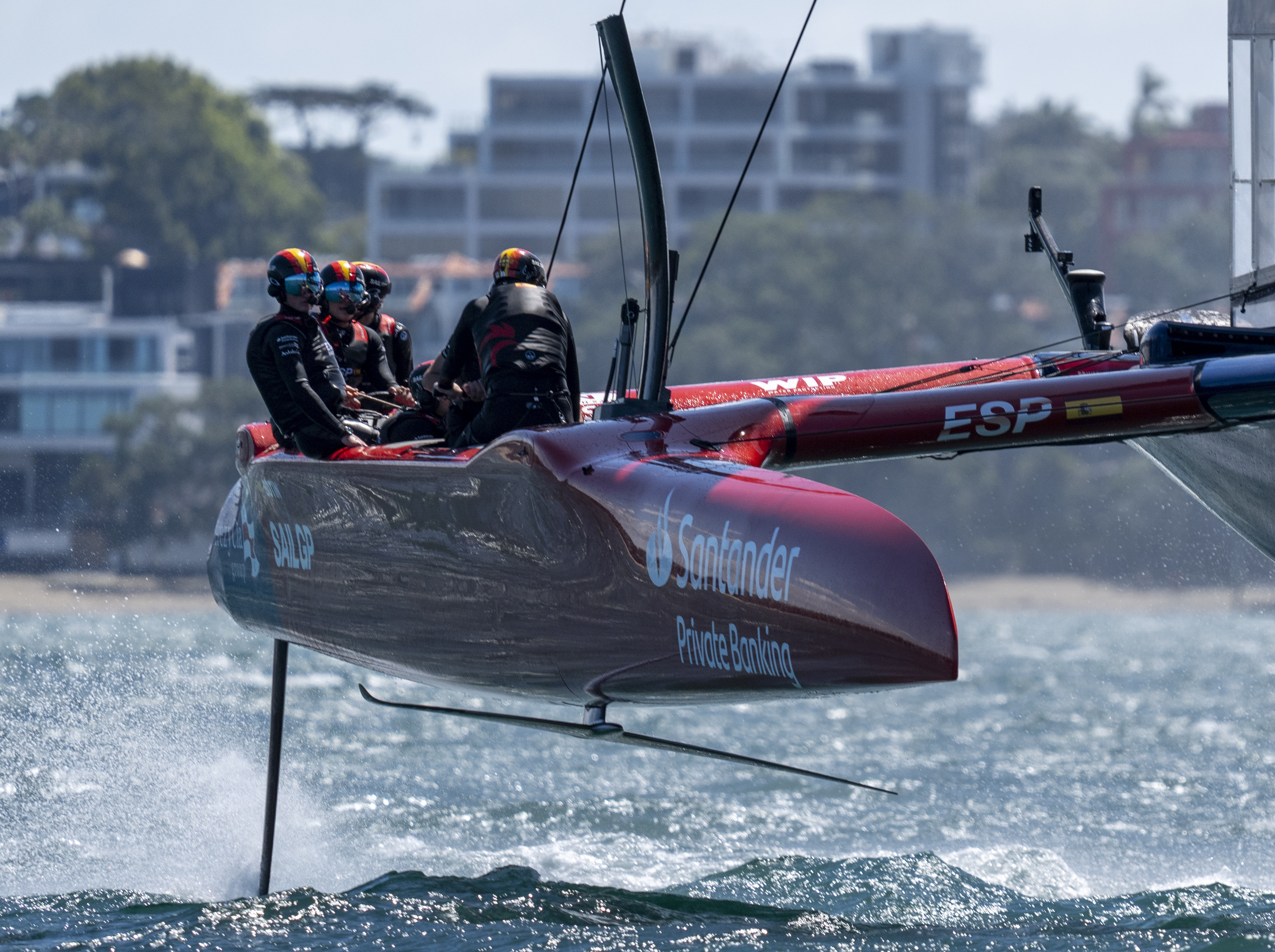 SailGP introduces high-speed titanium ‘T-Foils’ fleetwide in Auckland