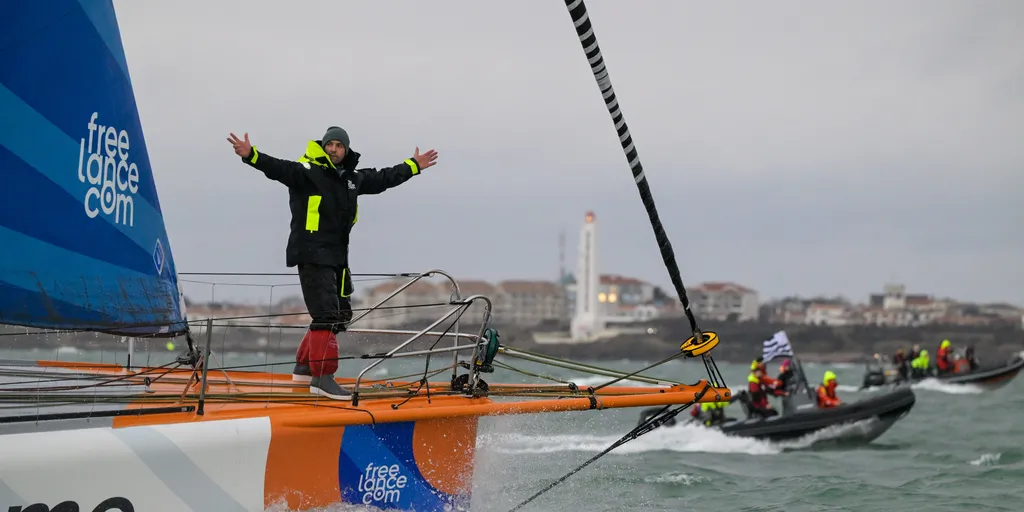Guirec Soudée the latest Vendee Globefinisher 