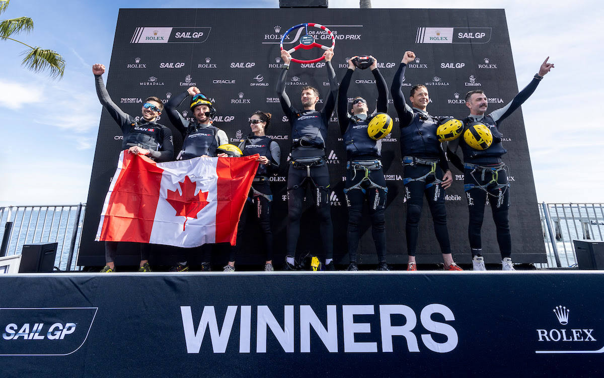Canada claims first season win at Rolex Los Angeles Sail Grand Prix