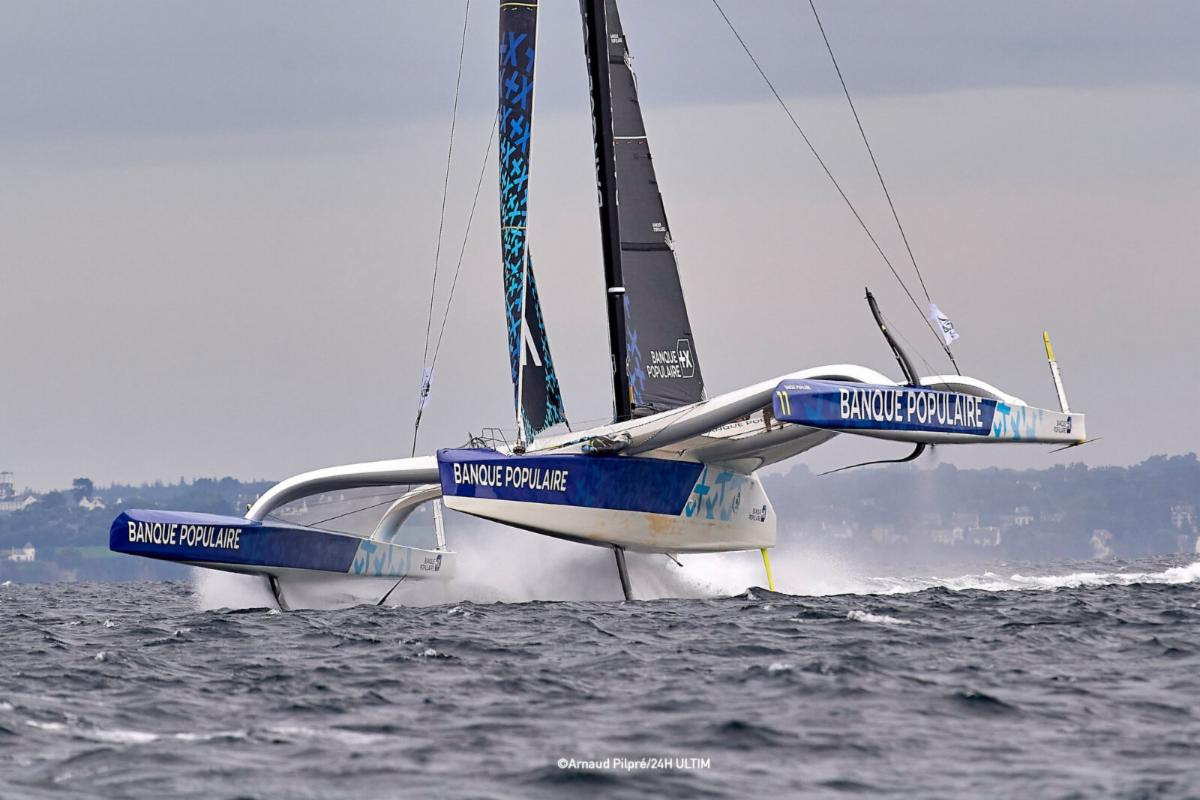 Four Ultim flying rocketships to contest the Rolex Fastnet Race