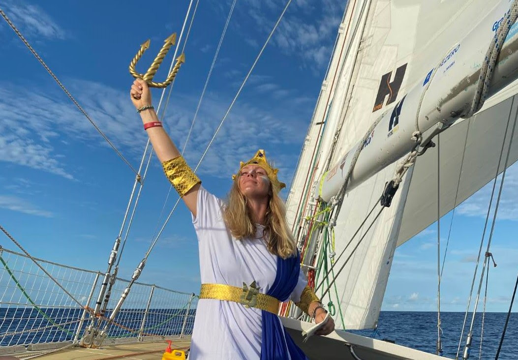 Queen Neptune welcomes Clipper Race fleet to the northern hemisphere