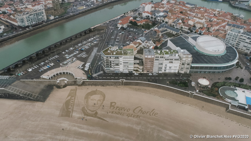 Dalin less than 80 miles to the finish