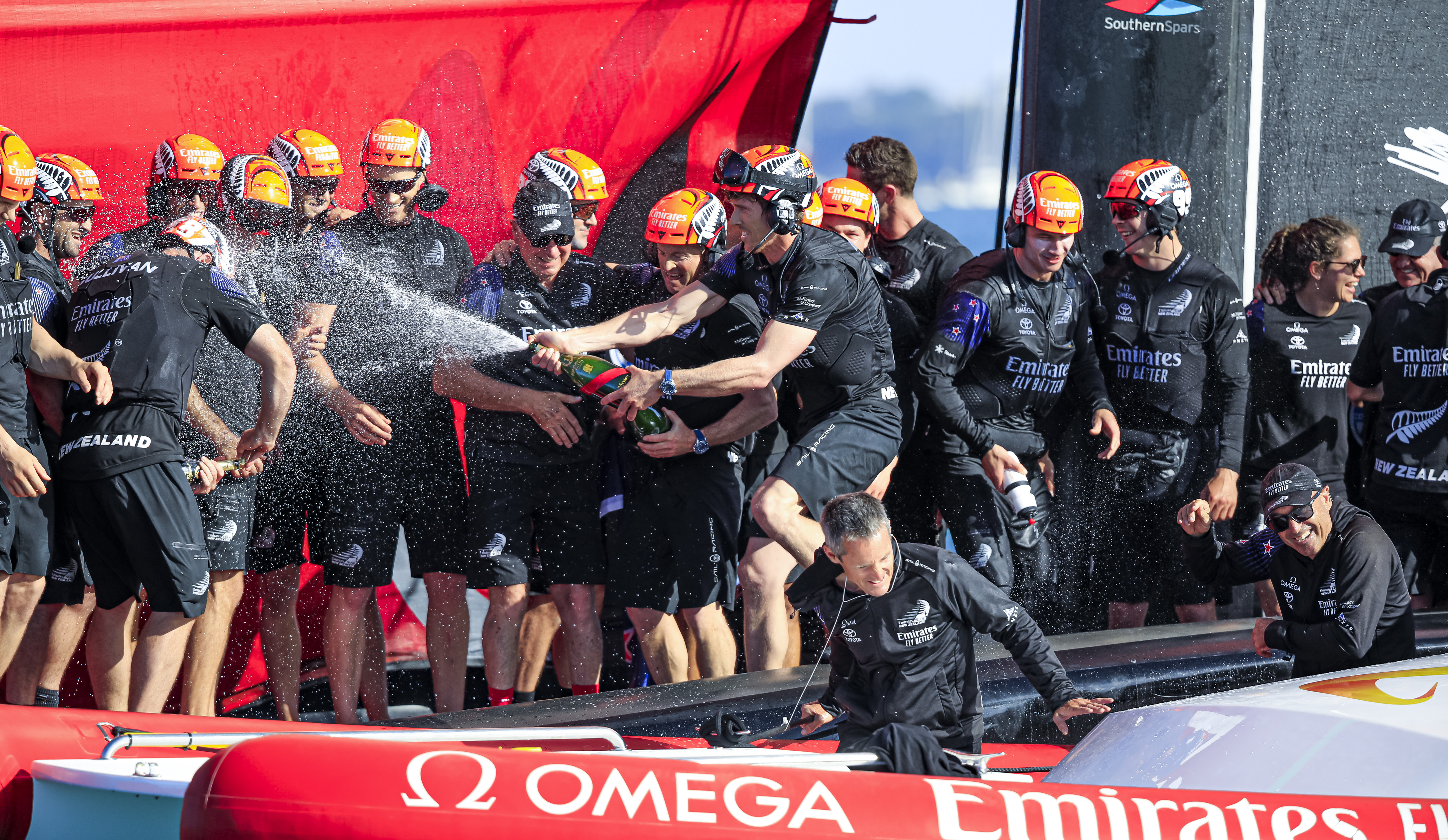 Emirates Team New Zealand win the America’s Cup for the fourth time