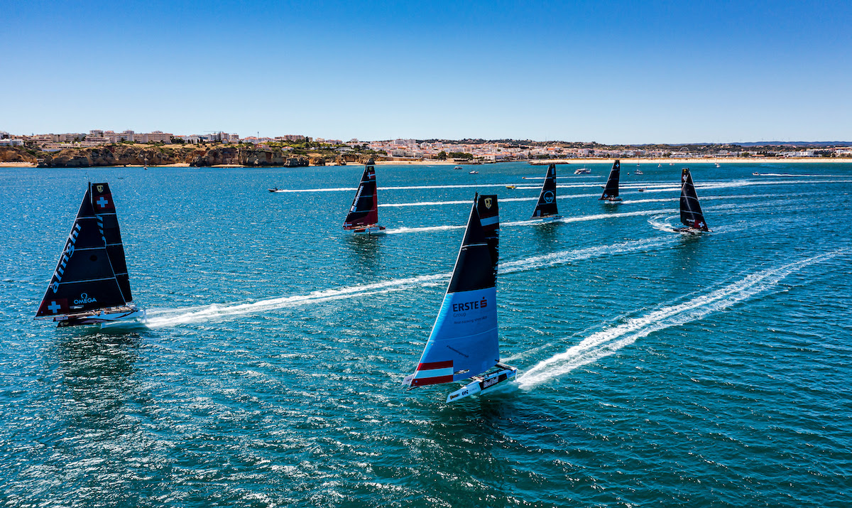 Breeze On for the Foilers of the GC32 Lagos Cup