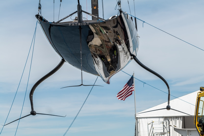 The America's Cup Race preparations  underway
