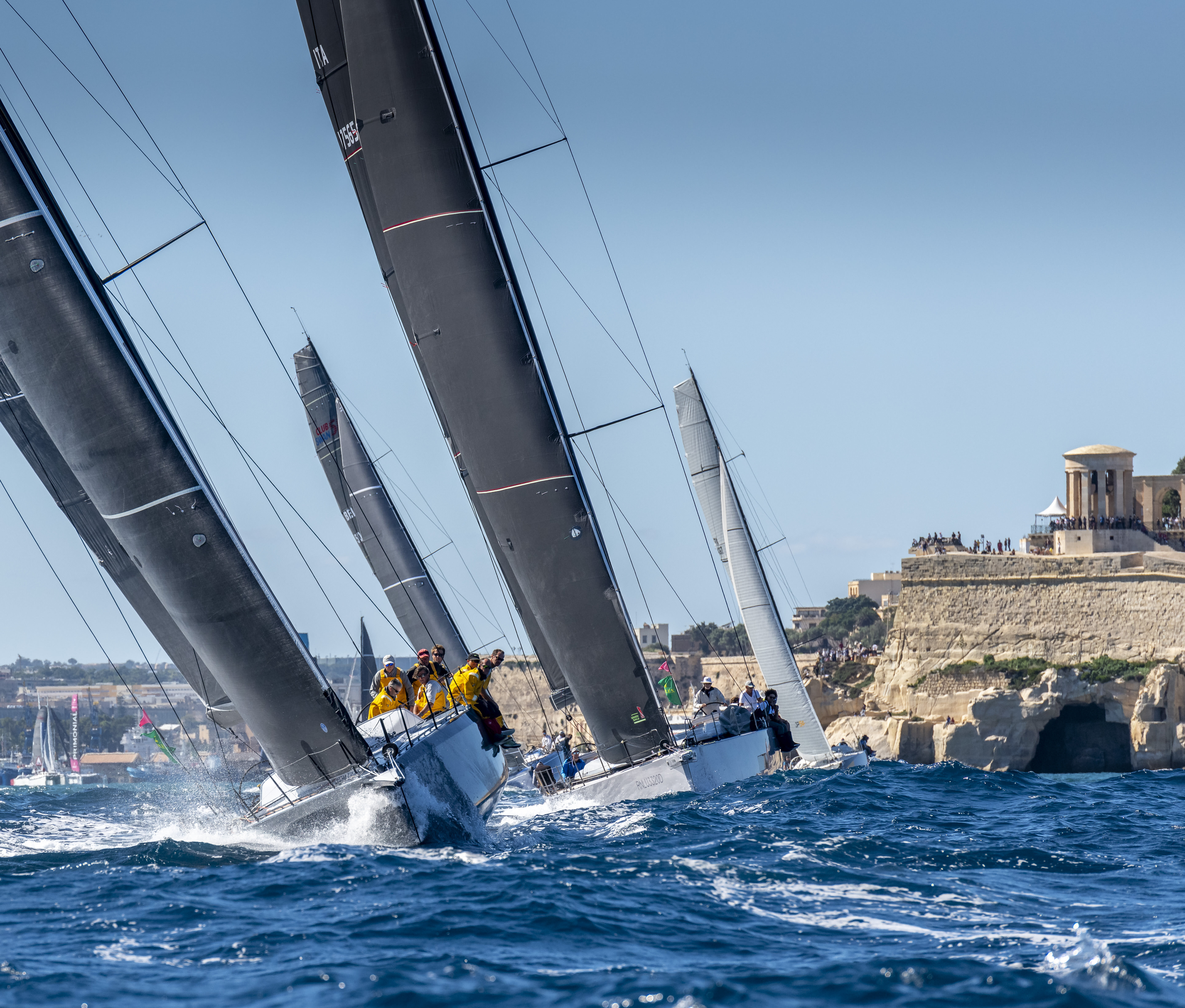 Rolex Middle Sea Race attracts a fleet of 120 yachts