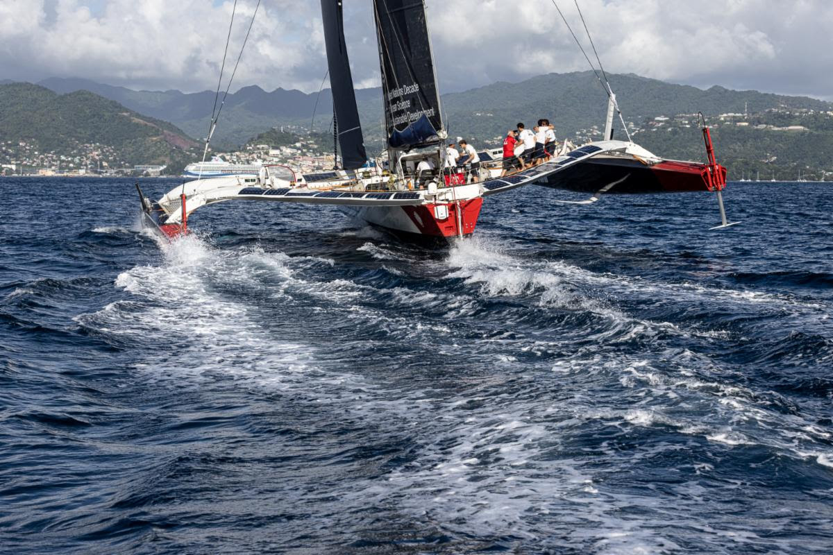 Maserati sets new Multihull Race Record for RORC Transatlantic Race