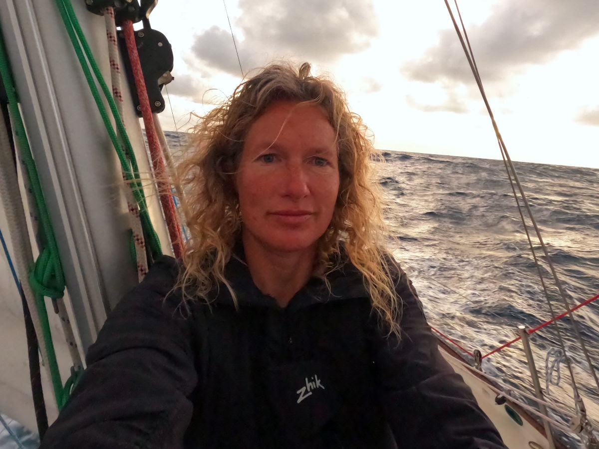 Solo woman leading Golden Globe Race with more storms ahead