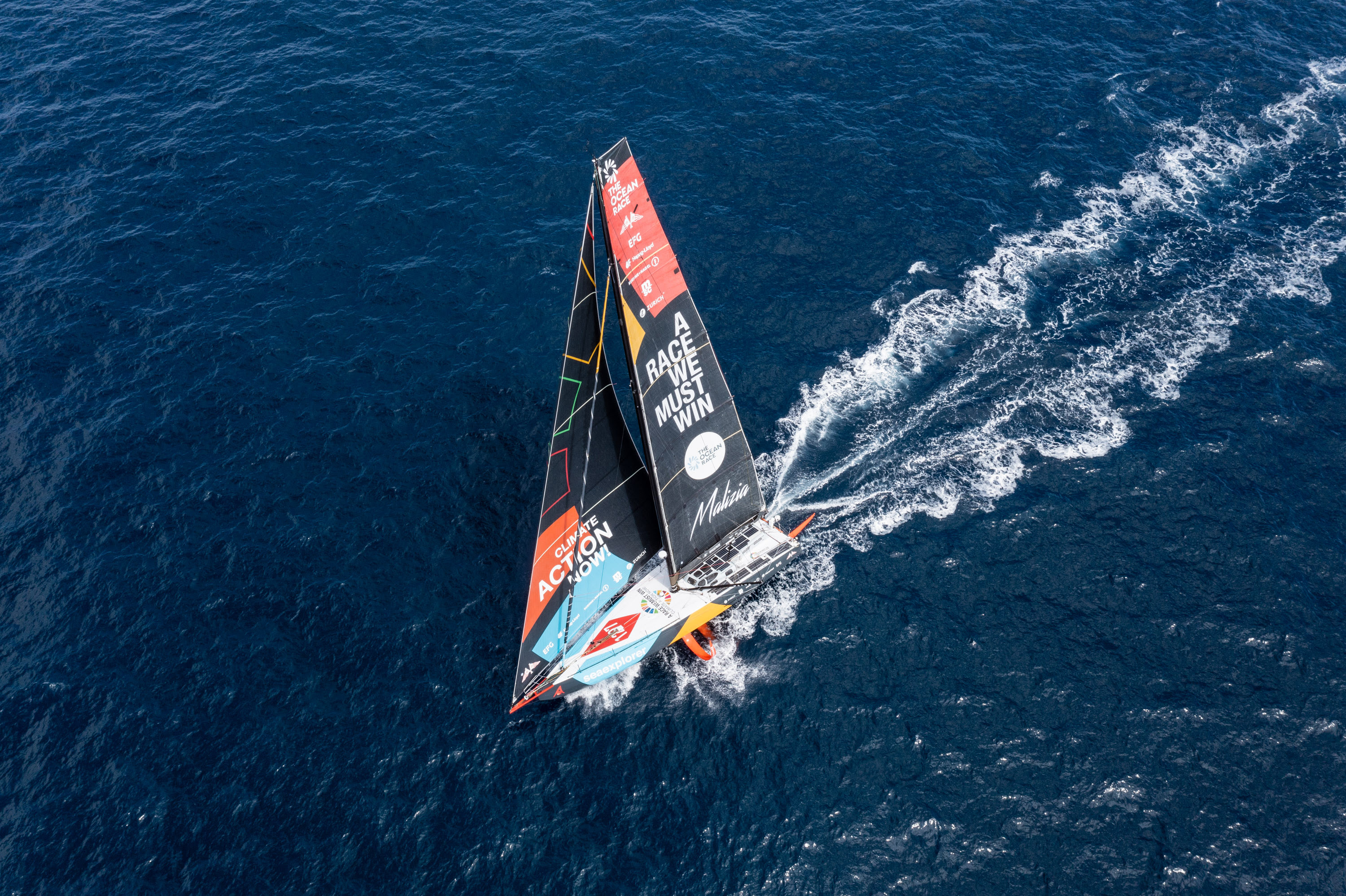 Ocean Race fleets easing their way south, modest speeds but progress is being made