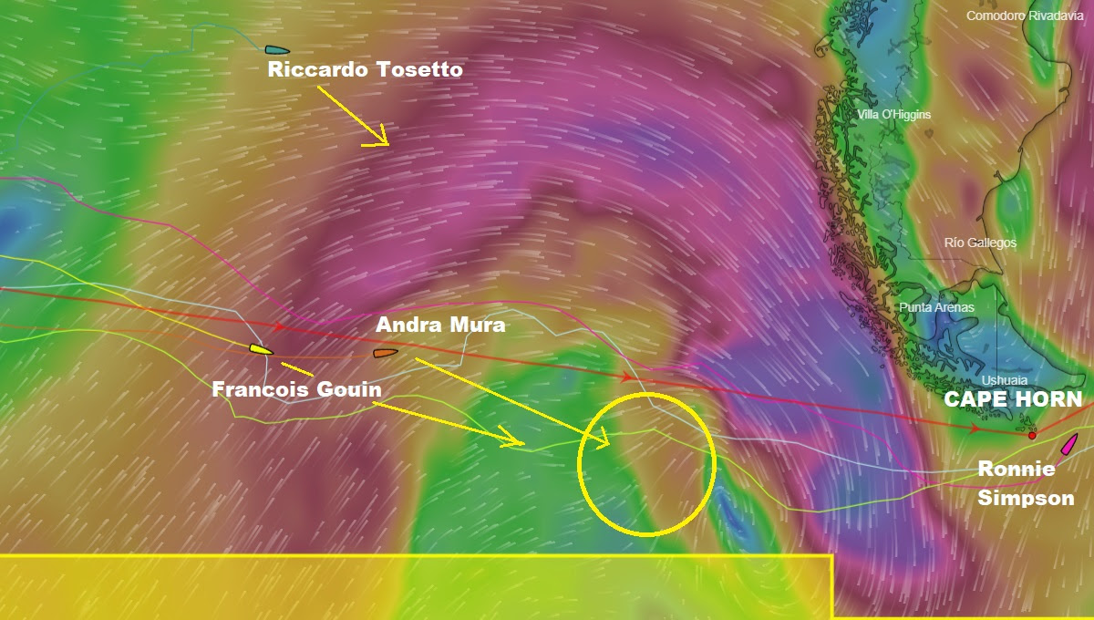 Global Solo Challenge: Difficult times around Cape Horn